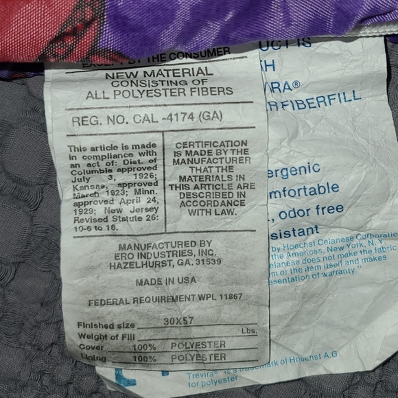 Disney Aladdin Genie Blue and Purple Sleeping Bag - Picture 6 of 6